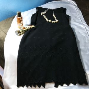 LEILEI BLACK SLEEVELESS  DRESS size 10